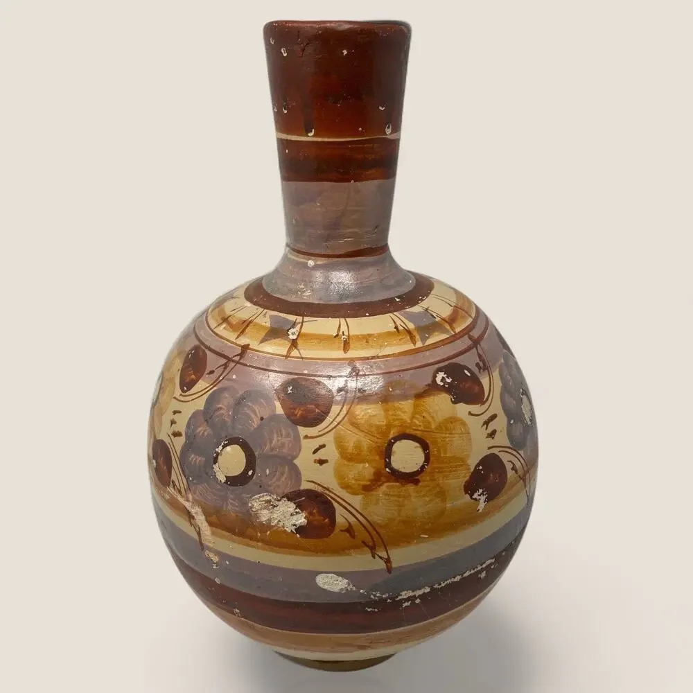 Vintage Studio Pottery Vase 13” Large 70s MCM Boho Earth Tone - Picture 2 of 6